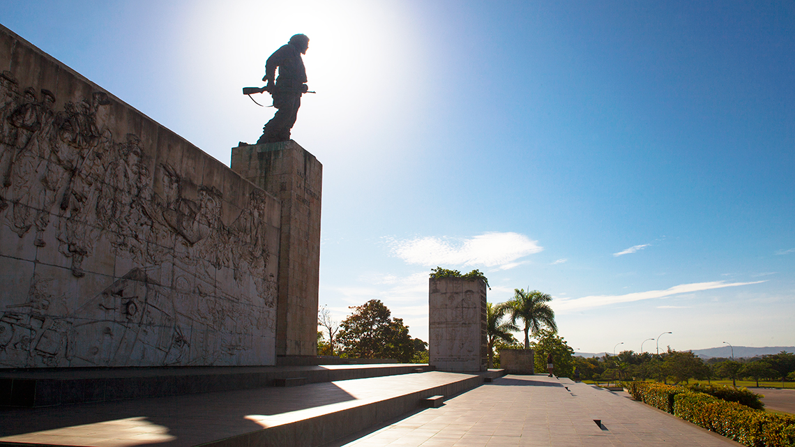 View of Che Guevara's mausoleum in Santa Clara