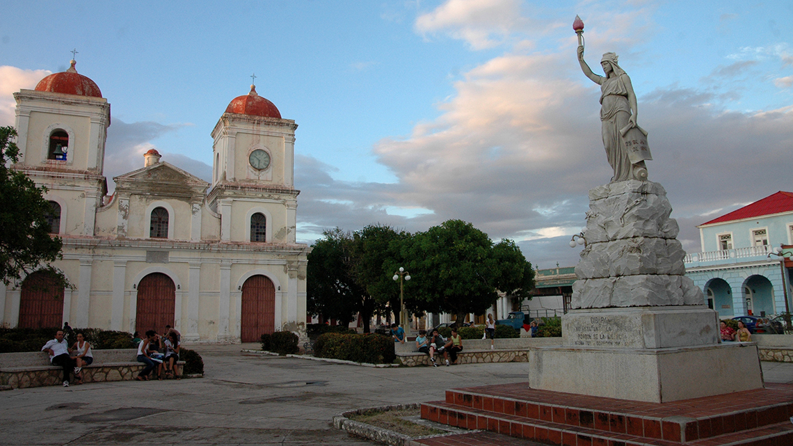 Central square in Gibara
