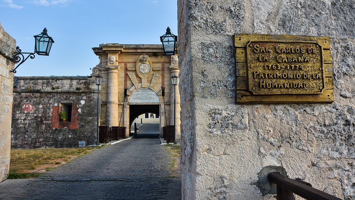 Entrance to La Cabana Fortress